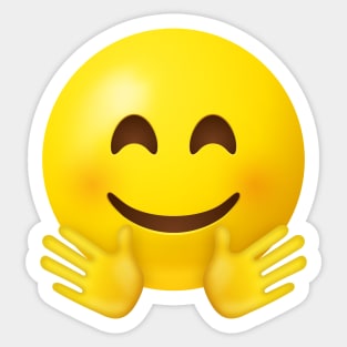 Hugging emoji face Sticker